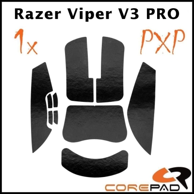 Corepad PXP Plain Pure Xtra Extra Performance Grips Grip Tape Pulsar Supergrip Razer Viper V3 Pro